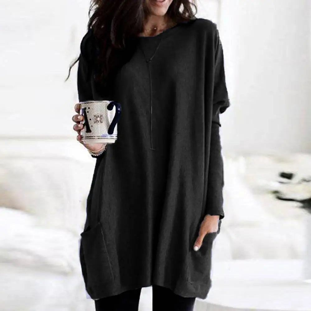 Claire - Long Sleeve Dress with Pockets