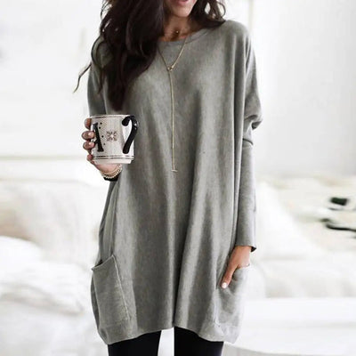 Claire - Long Sleeve Dress with Pockets
