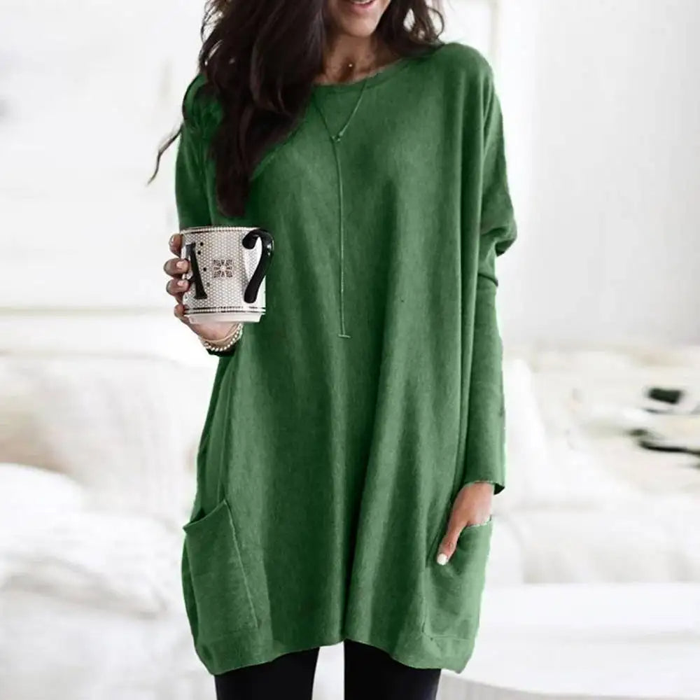 Claire - Long Sleeve Dress with Pockets