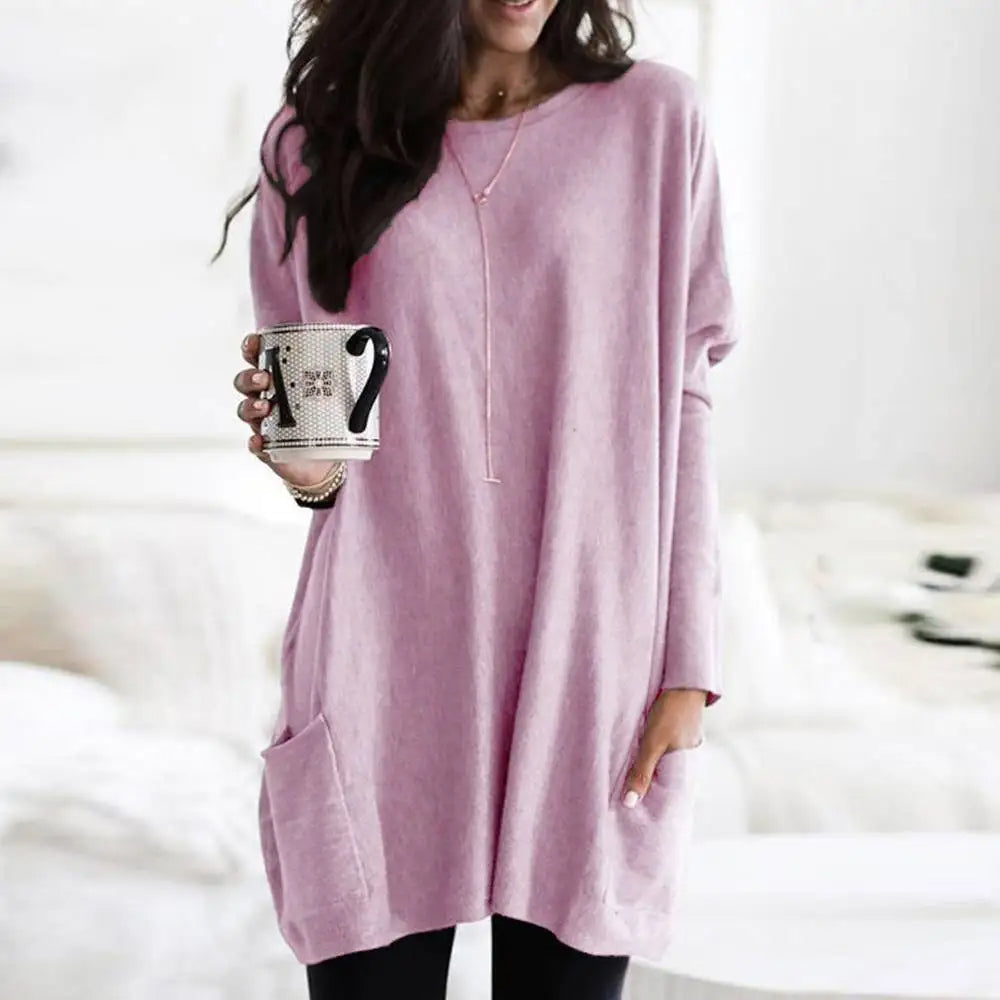 Claire - Long Sleeve Dress with Pockets
