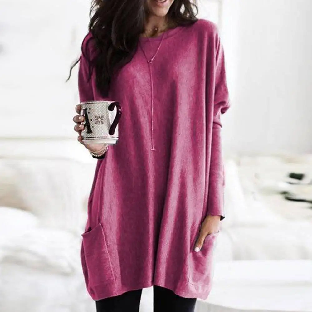 Claire - Long Sleeve Dress with Pockets