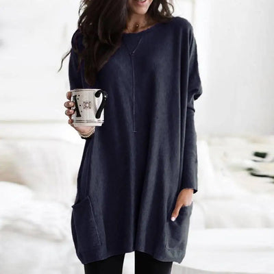 Claire - Long Sleeve Dress with Pockets