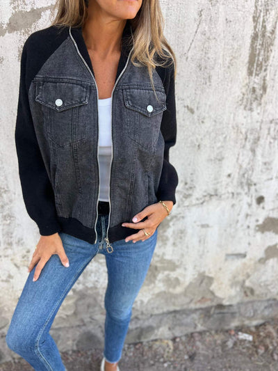 Lily | Lightweight Cotton Zip-Up Jacket