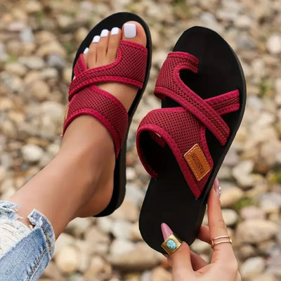 Ellie | Perforated Mesh Sandals
