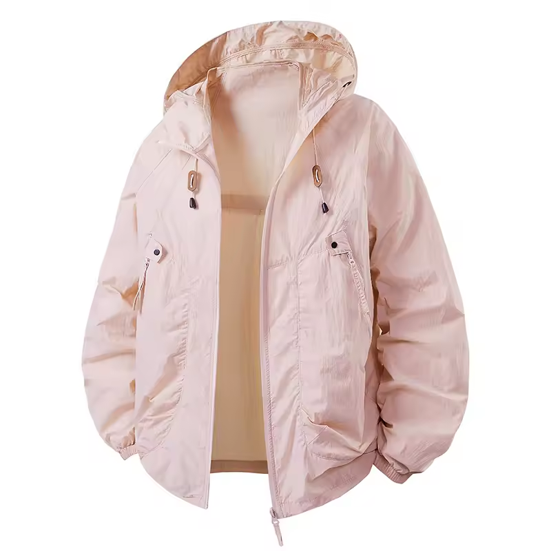 Delilah | Outdoor Waterproof Windbreaker Jacket with Adjustable Hood
