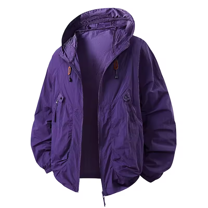 Delilah | Outdoor Waterproof Windbreaker Jacket with Adjustable Hood