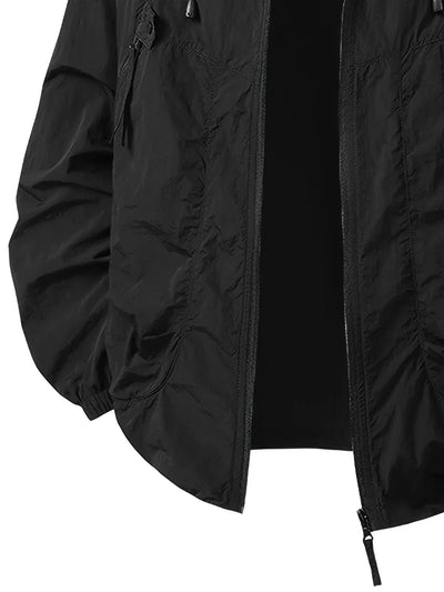 Delilah | Outdoor Waterproof Windbreaker Jacket with Adjustable Hood
