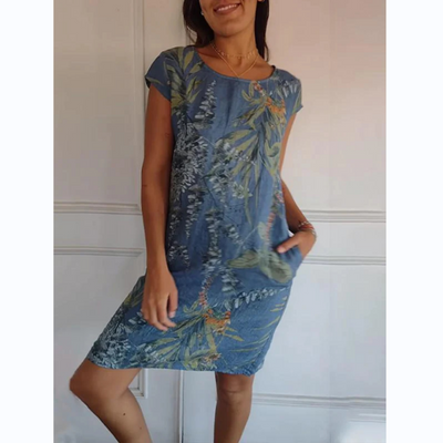 Abigail - Dress with round neck
