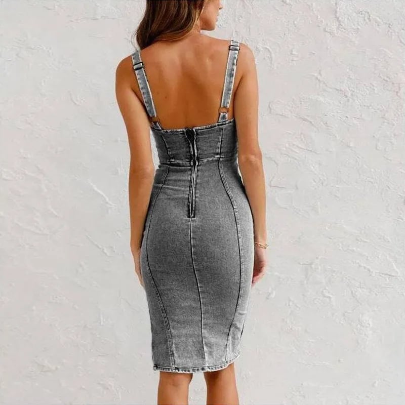 Raveena – Denim Dress