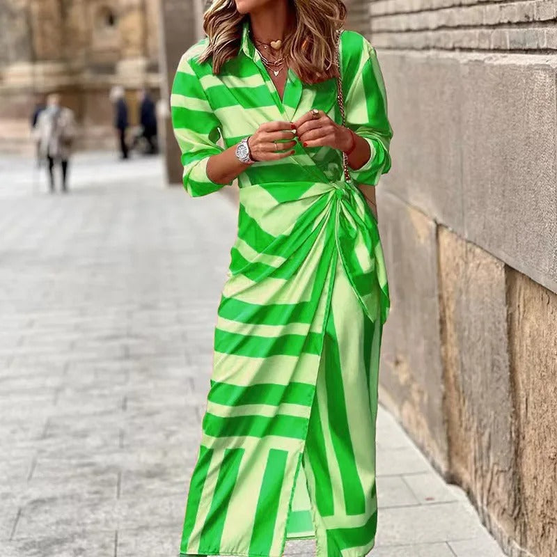 Layla | Printed Mid-Length Dress