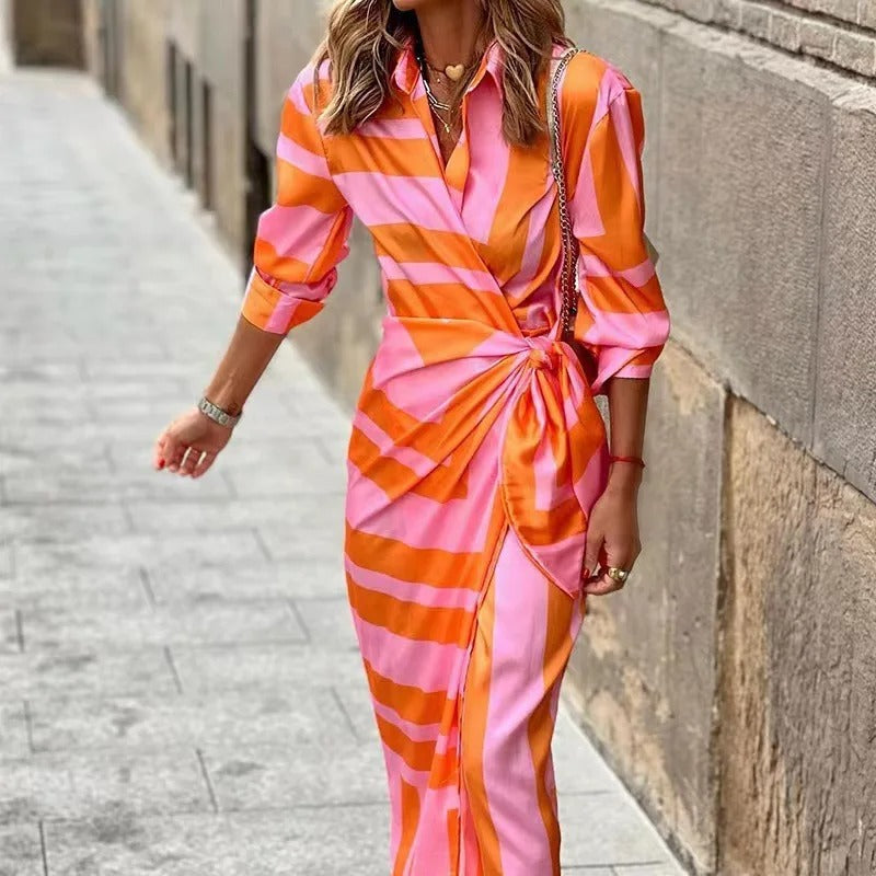 Layla | Printed Mid-Length Dress