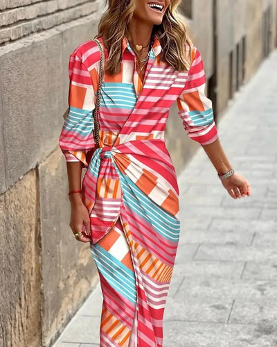 Layla | Printed Mid-Length Dress
