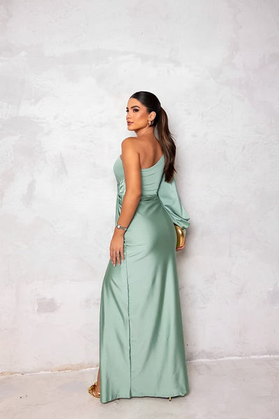 Naida - Sleeveless High Split Long Dress